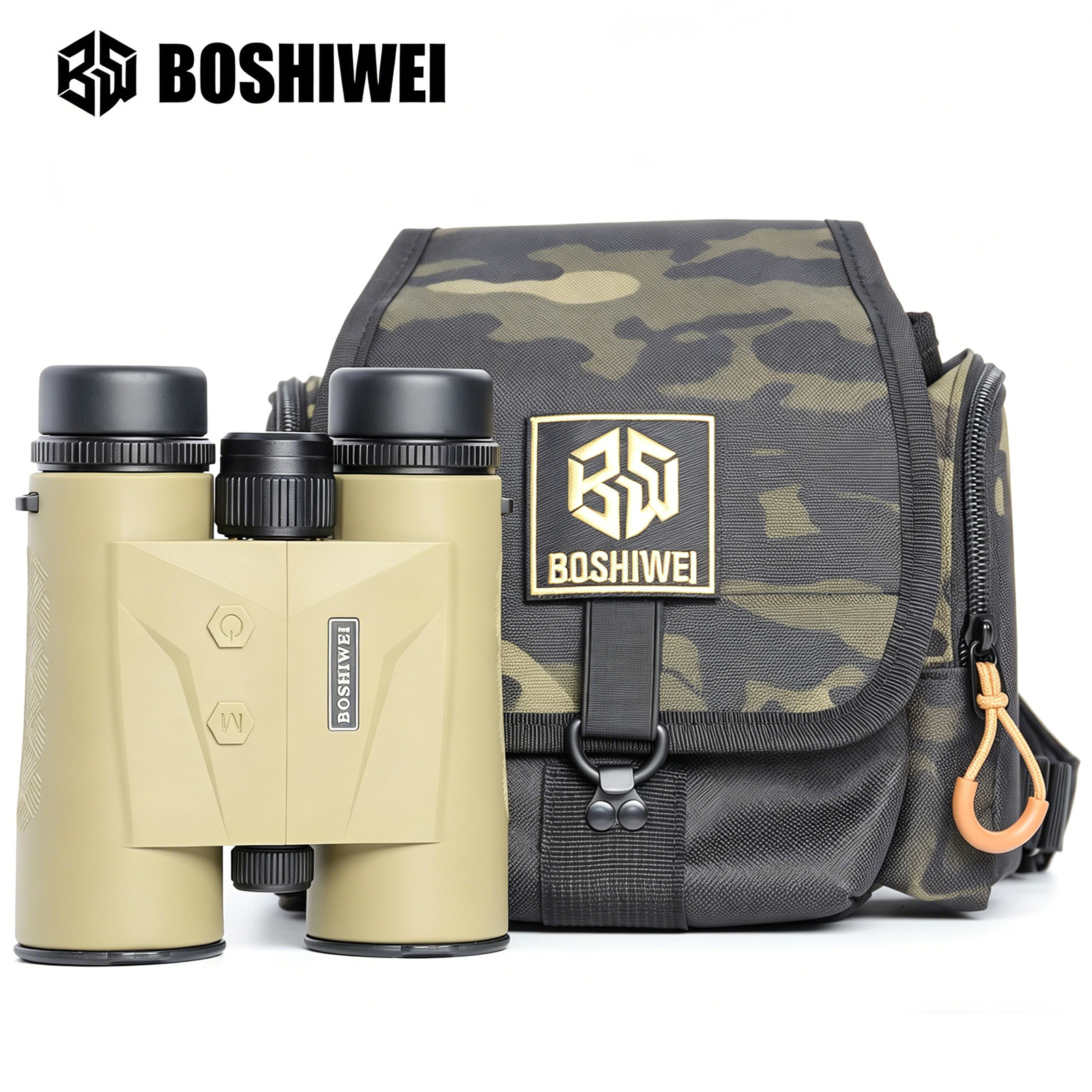 Rangefinder Laser Golf - BOSHIWEI 10x42 Laser Rangefinding Binoculars Durable