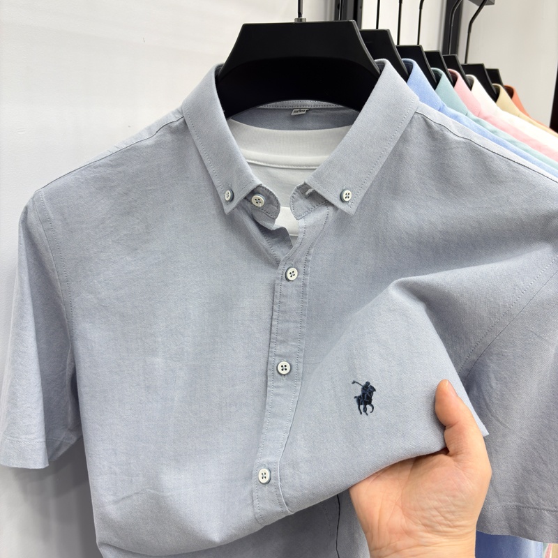Golf Equipment Wholesale - High end 100%cotton short sleeve shirt