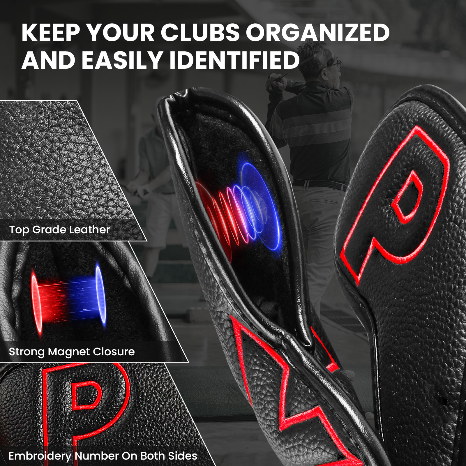 Golf Iron Covers Set Strong Ma - Golf Club Iron Set ulasan dan harga