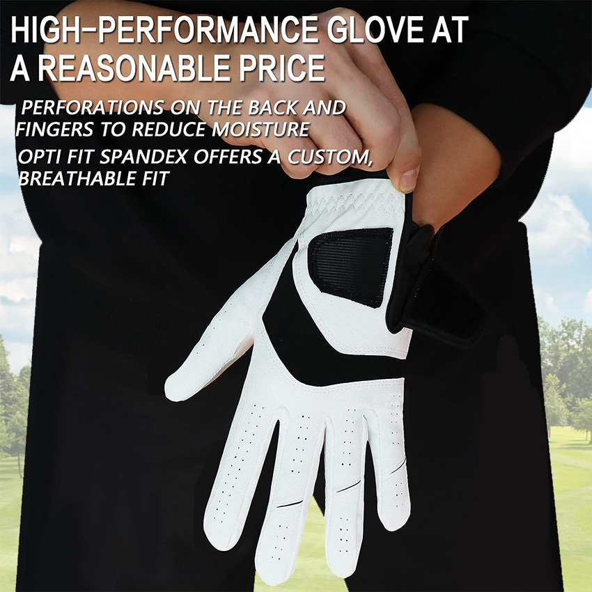 5 Pcs Golf Gloves Men Leather  - Golf Equipment Wholesale ulasan dan harga