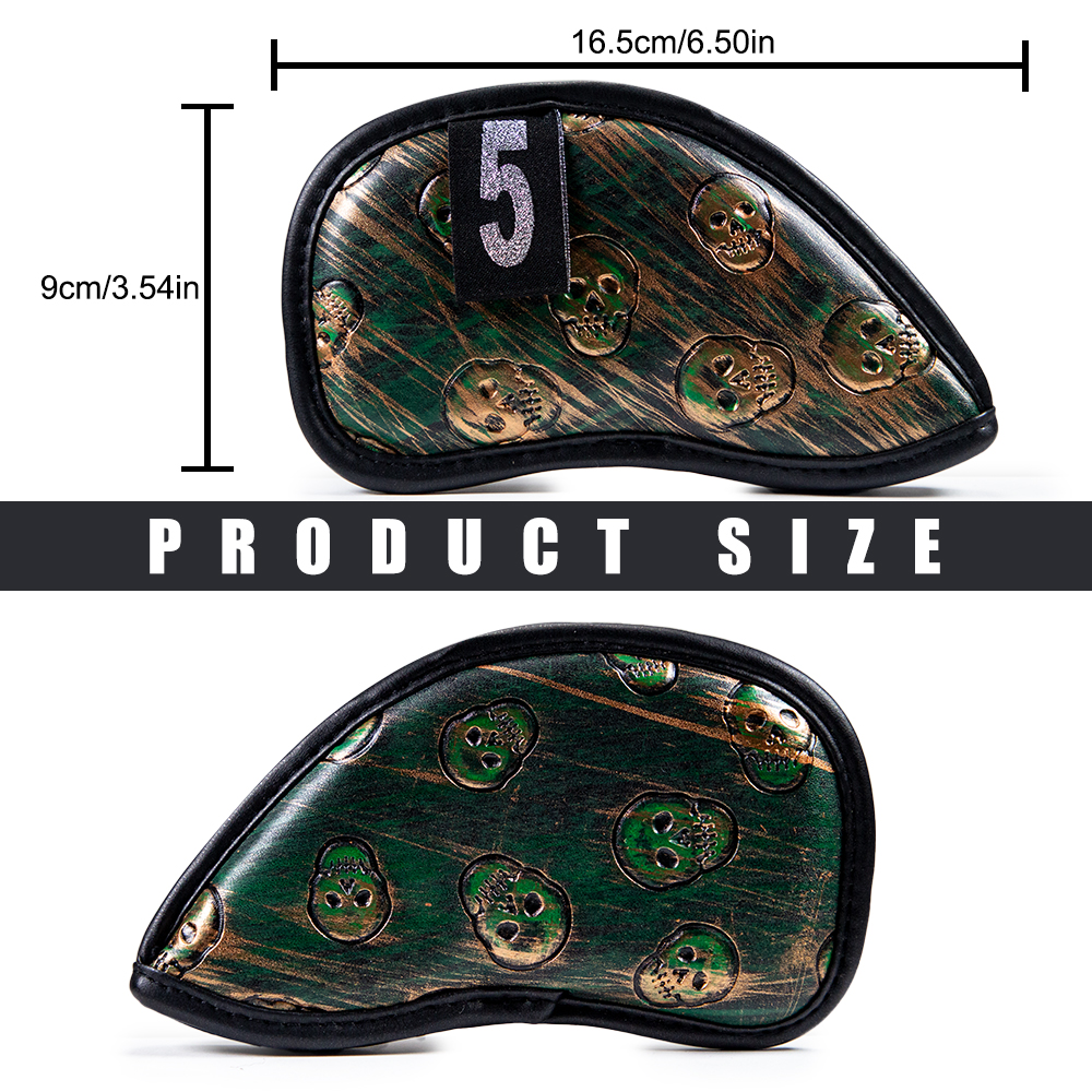 12pcs/set skull Golf Iron Head - Golf Club Iron Set ulasan dan harga